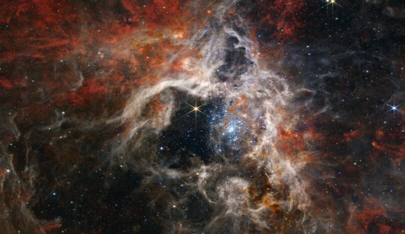 Tarantula Nebula, JWT (James Webb Telescope)
