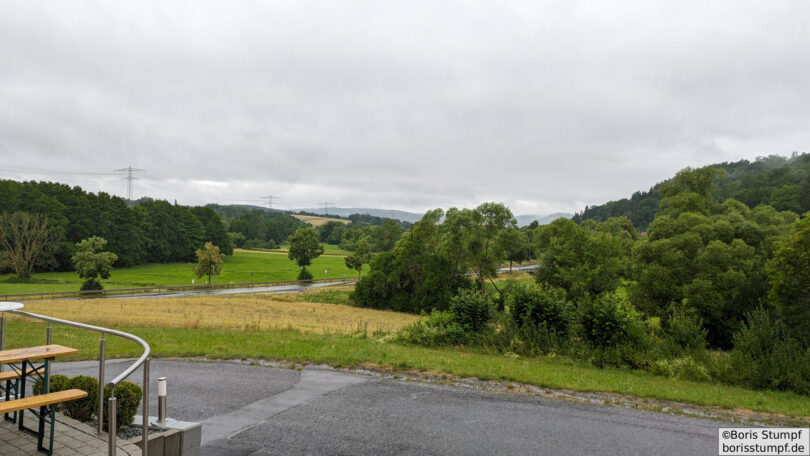 Blick vor dem Hotel Sonnenblick